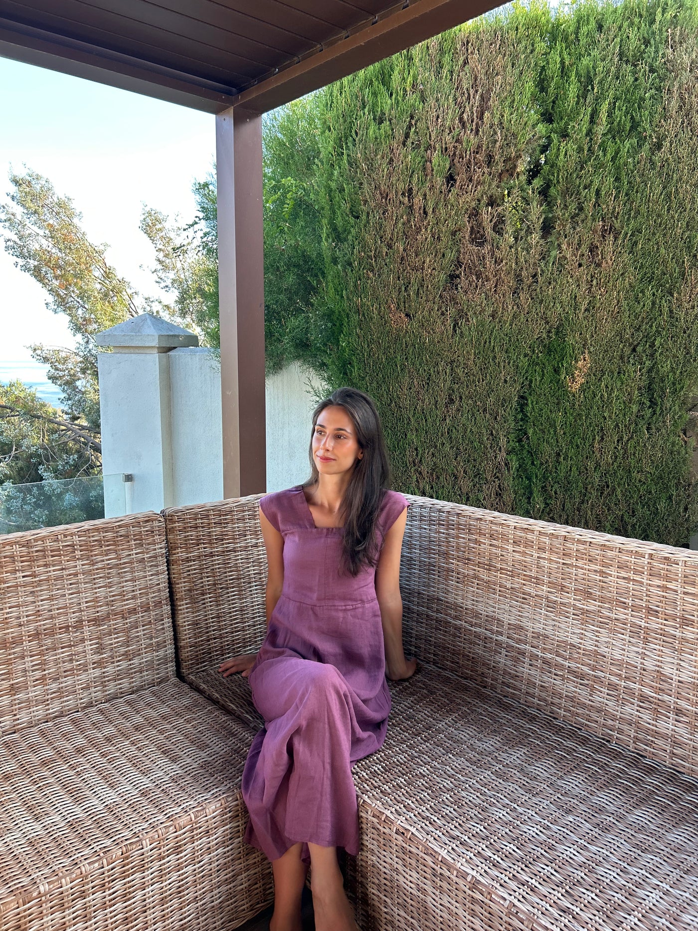 Vestido Maxi Malva